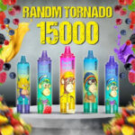 Fumot RandM Tornado 15000 15K Puffs Disposable Vape Wholesale | Rechargeable, LED Screen, RGB Light, 45 Flavors | 0%-5% Nic Salt