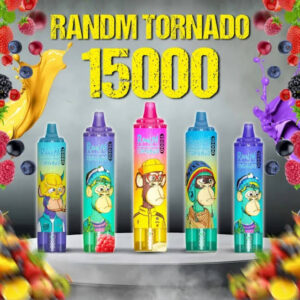 Fumot RandM Tornado 15000 15K Puffs Disposable Vape Wholesale | Rechargeable, LED Screen, RGB Light, 45 Flavors | 0%-5% Nic Salt
