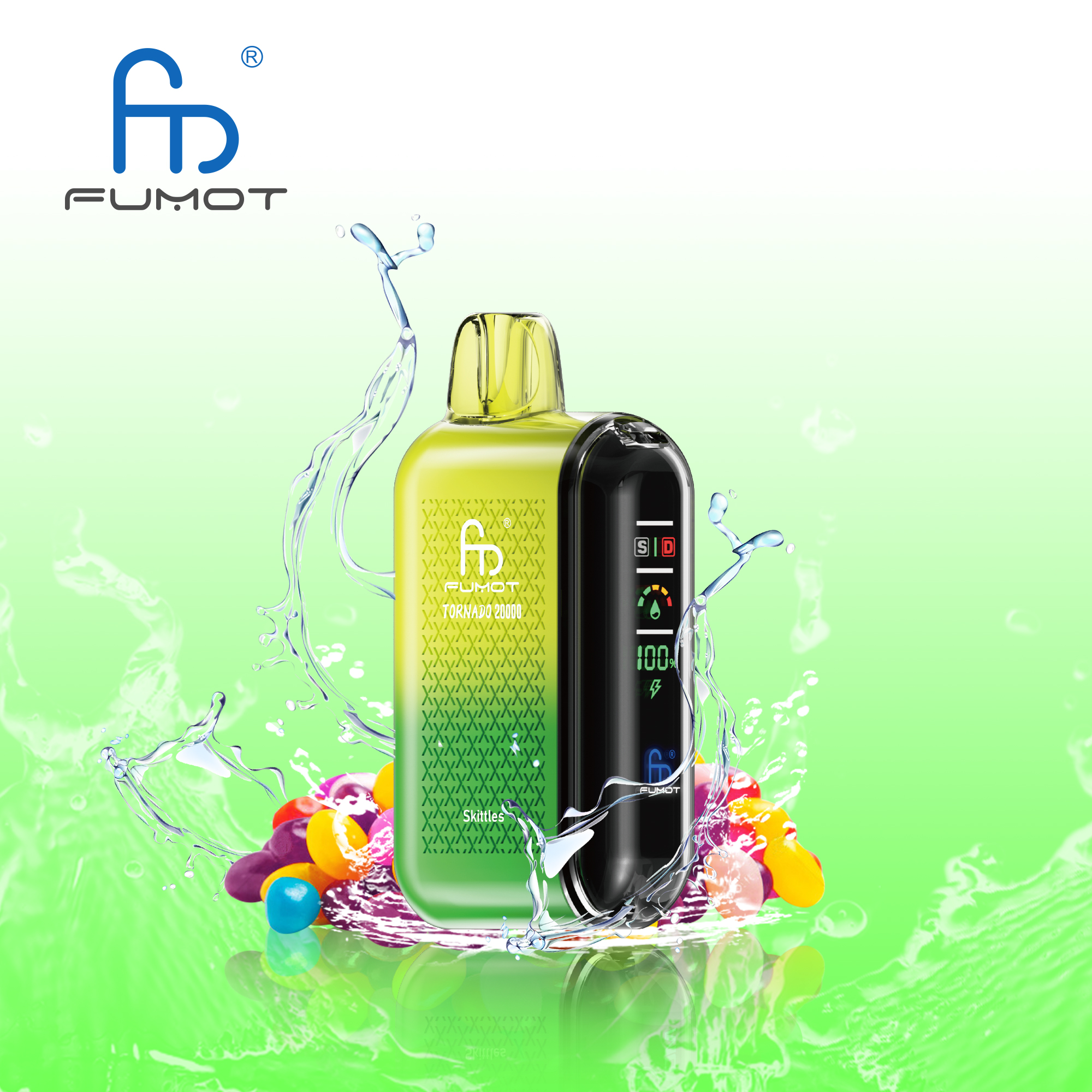 Fumot Tornado 20000 Puffs Smart LED Display 20k Vape - Image 29