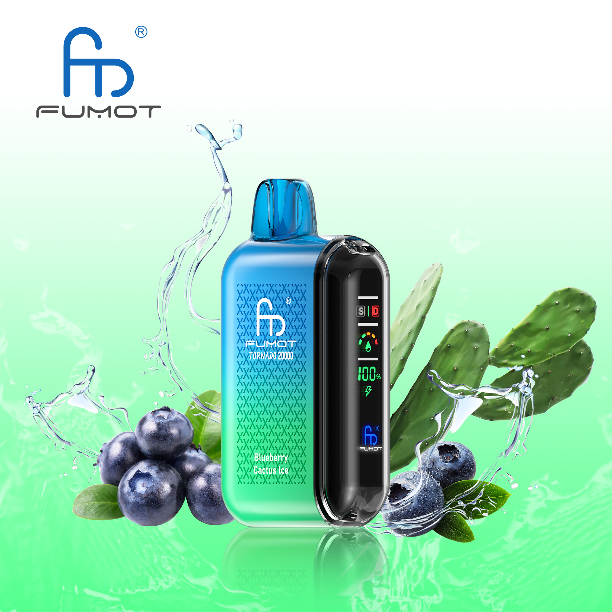 Fumot Tornado 20000 Puffs Smart LED Display 20k Vape - Image 13