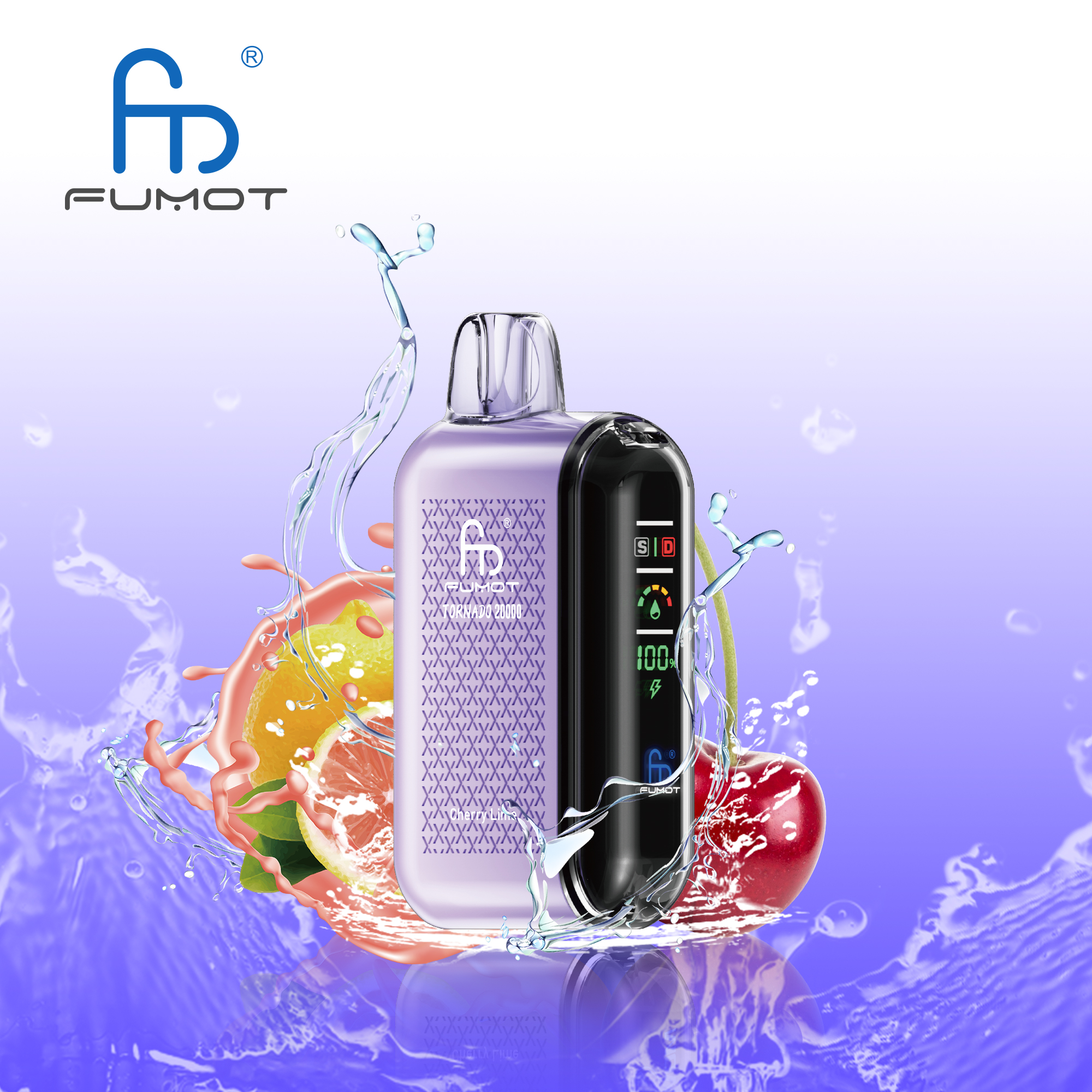 Fumot Tornado 20000 Puffs Smart LED Display 20k Vape - Image 11