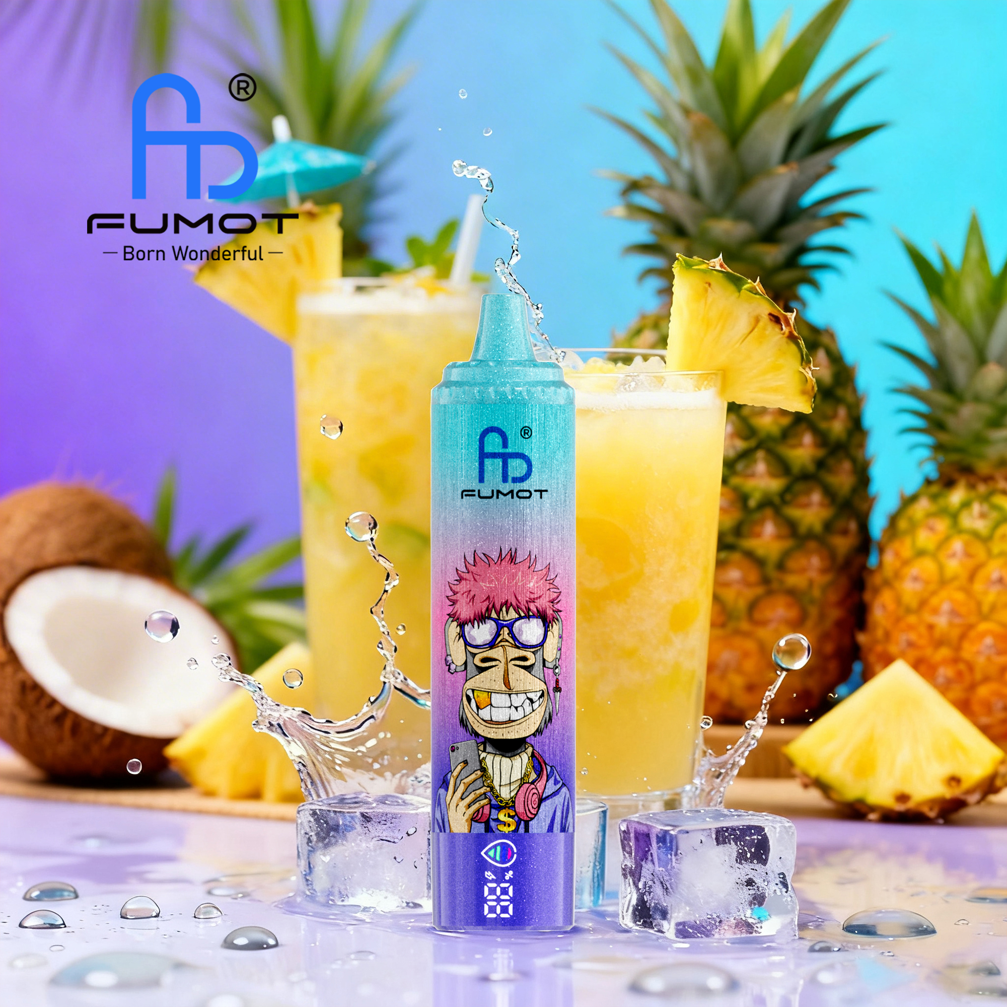 Fumot RandM Tornado 15000 15K Puffs Disposable Vape Wholesale | Rechargeable, LED Screen, RGB Light, 45 Flavors | 0%-5% Nic Salt - Image 38