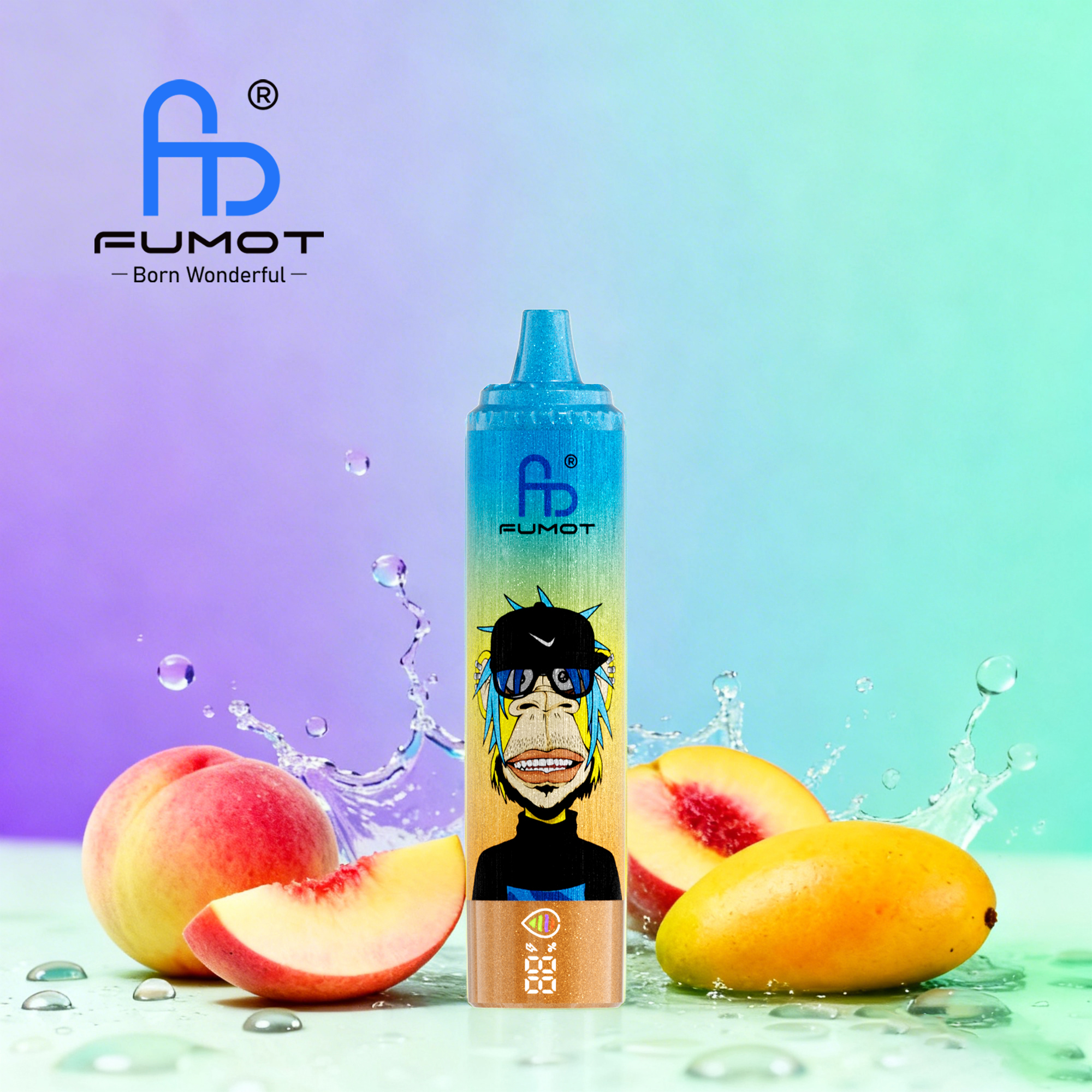 Fumot RandM Tornado 15000 15K Puffs Disposable Vape Wholesale | Rechargeable, LED Screen, RGB Light, 45 Flavors | 0%-5% Nic Salt - Image 4