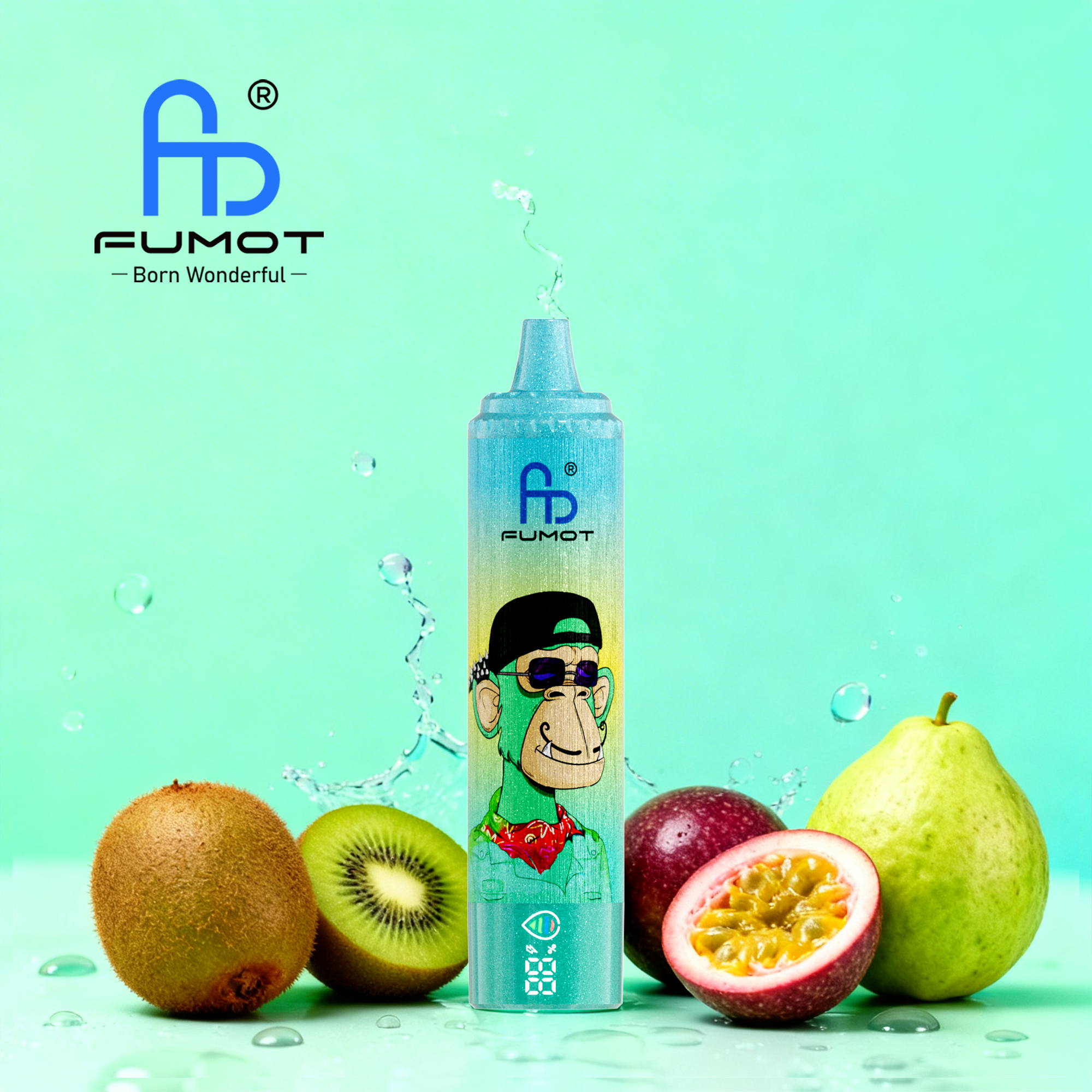Fumot RandM Tornado 15000 15K Puffs Disposable Vape Wholesale | Rechargeable, LED Screen, RGB Light, 45 Flavors | 0%-5% Nic Salt - Image 13
