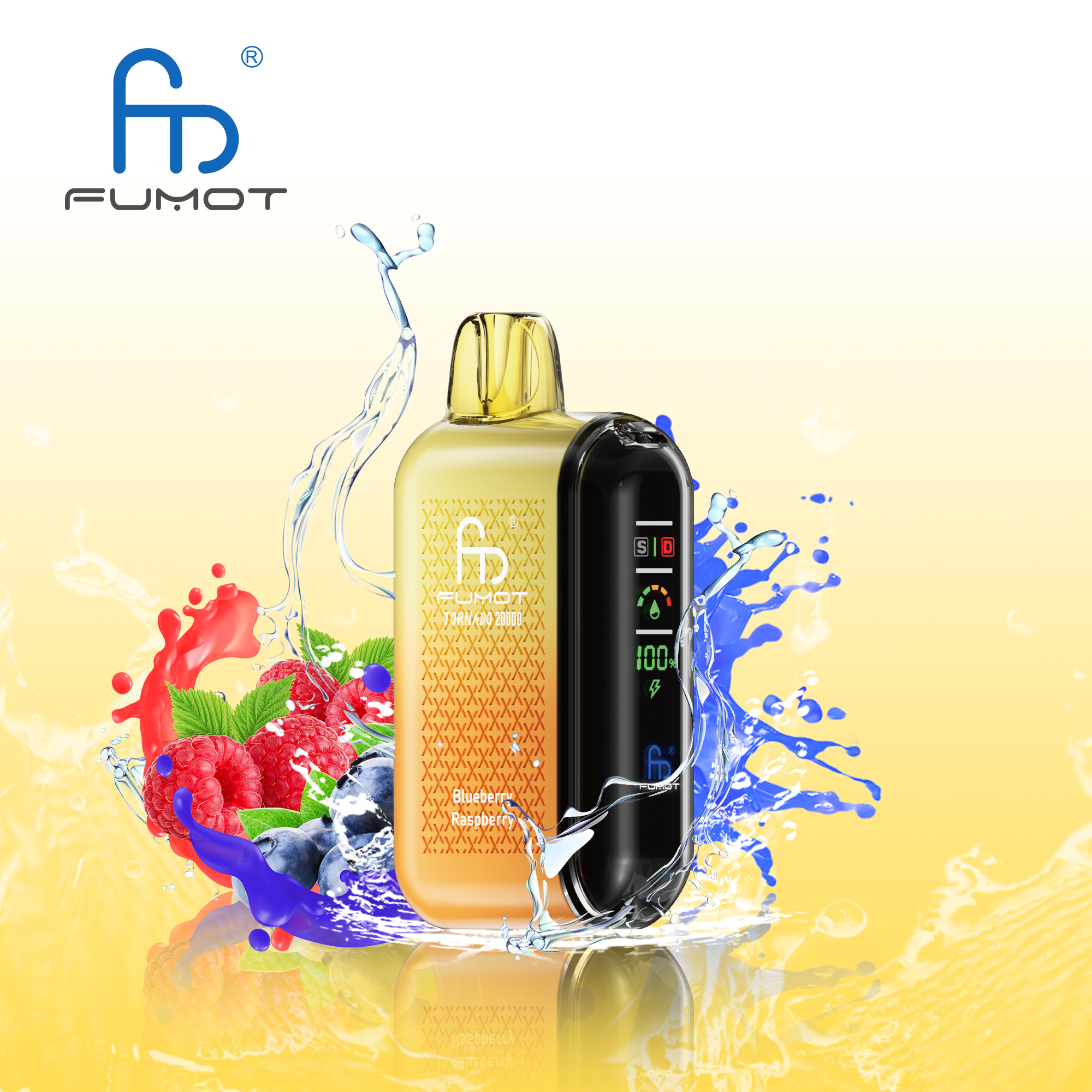 Fumot Tornado 20000 Puffs Smart LED Display 20k Vape - Image 21