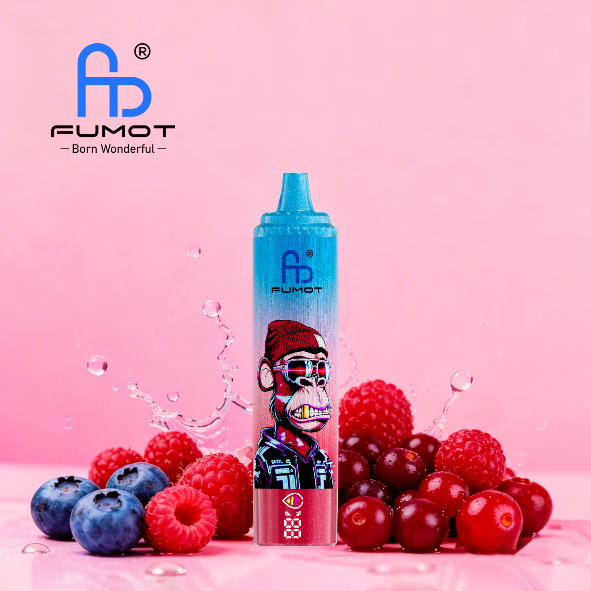 Fumot RandM Tornado 15000 15K Puffs Disposable Vape Wholesale | Rechargeable, LED Screen, RGB Light, 45 Flavors | 0%-5% Nic Salt - Image 5
