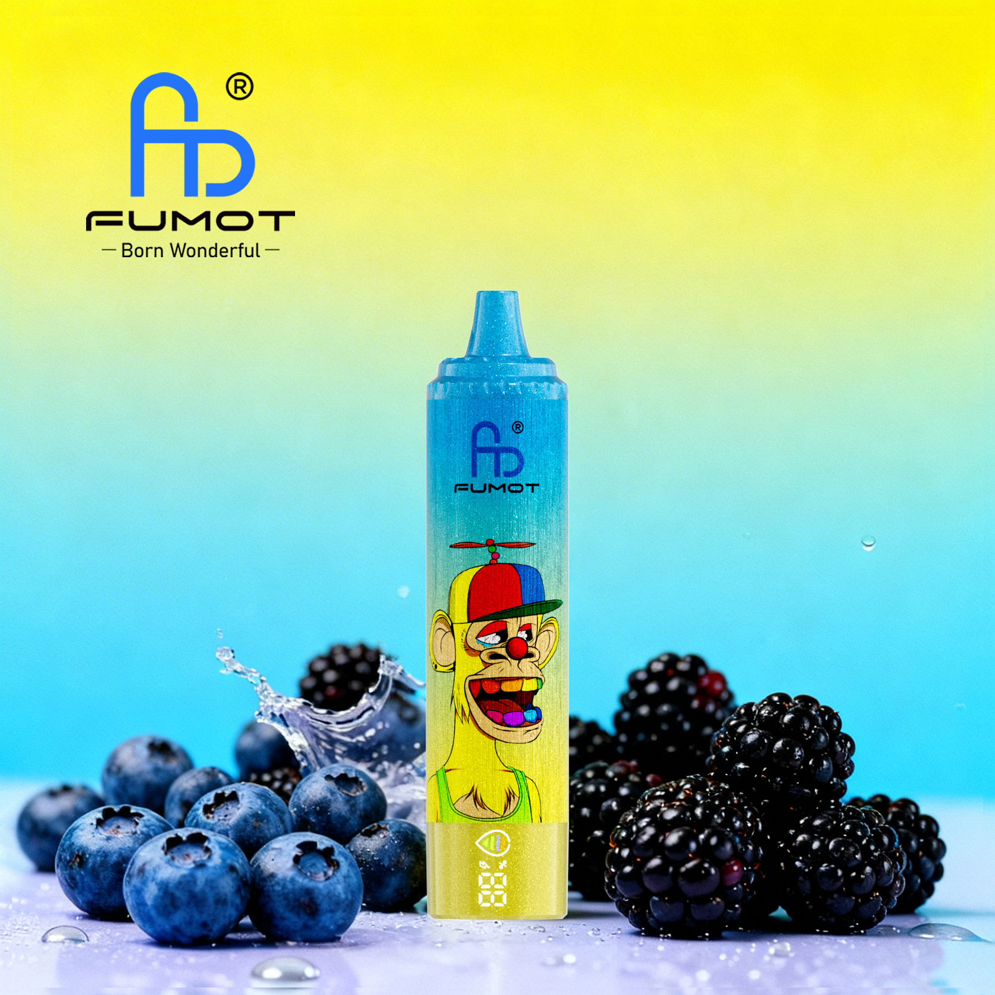 Fumot RandM Tornado 15000 15K Puffs Disposable Vape Wholesale | Rechargeable, LED Screen, RGB Light, 45 Flavors | 0%-5% Nic Salt - Image 15