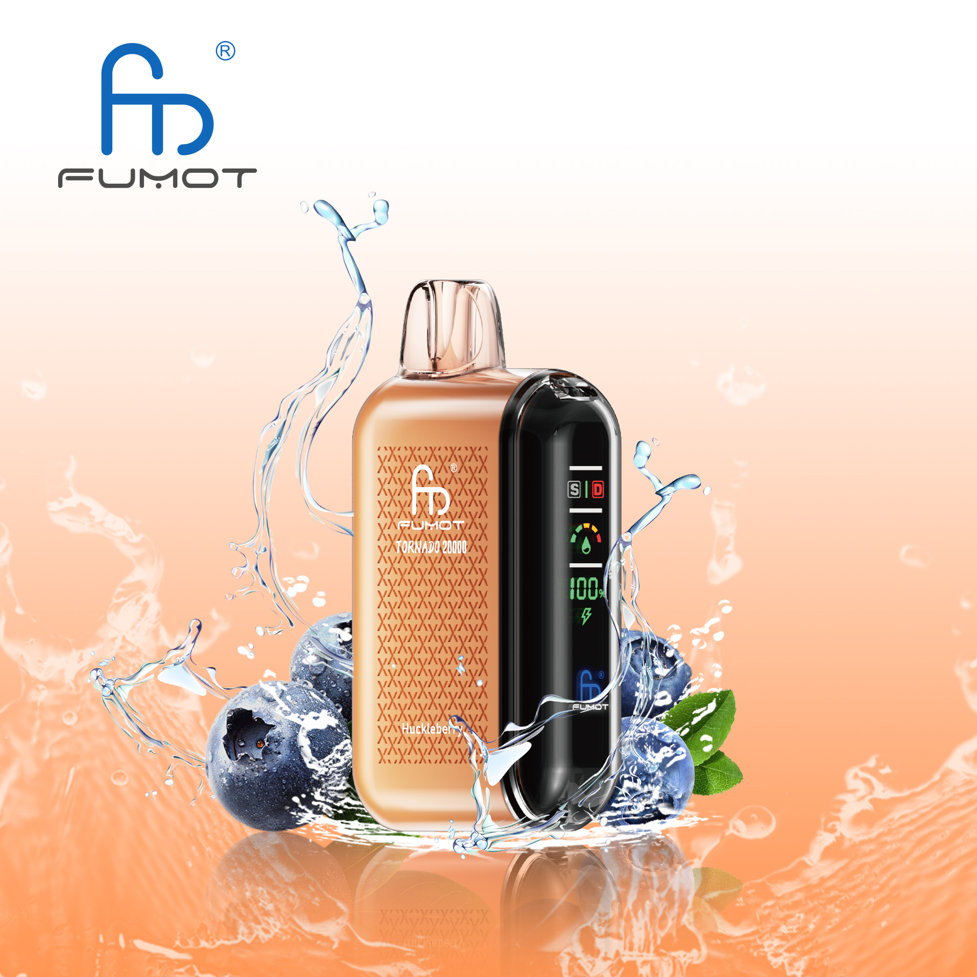 Fumot Tornado 20000 Puffs Smart LED Display 20k Vape - Image 39