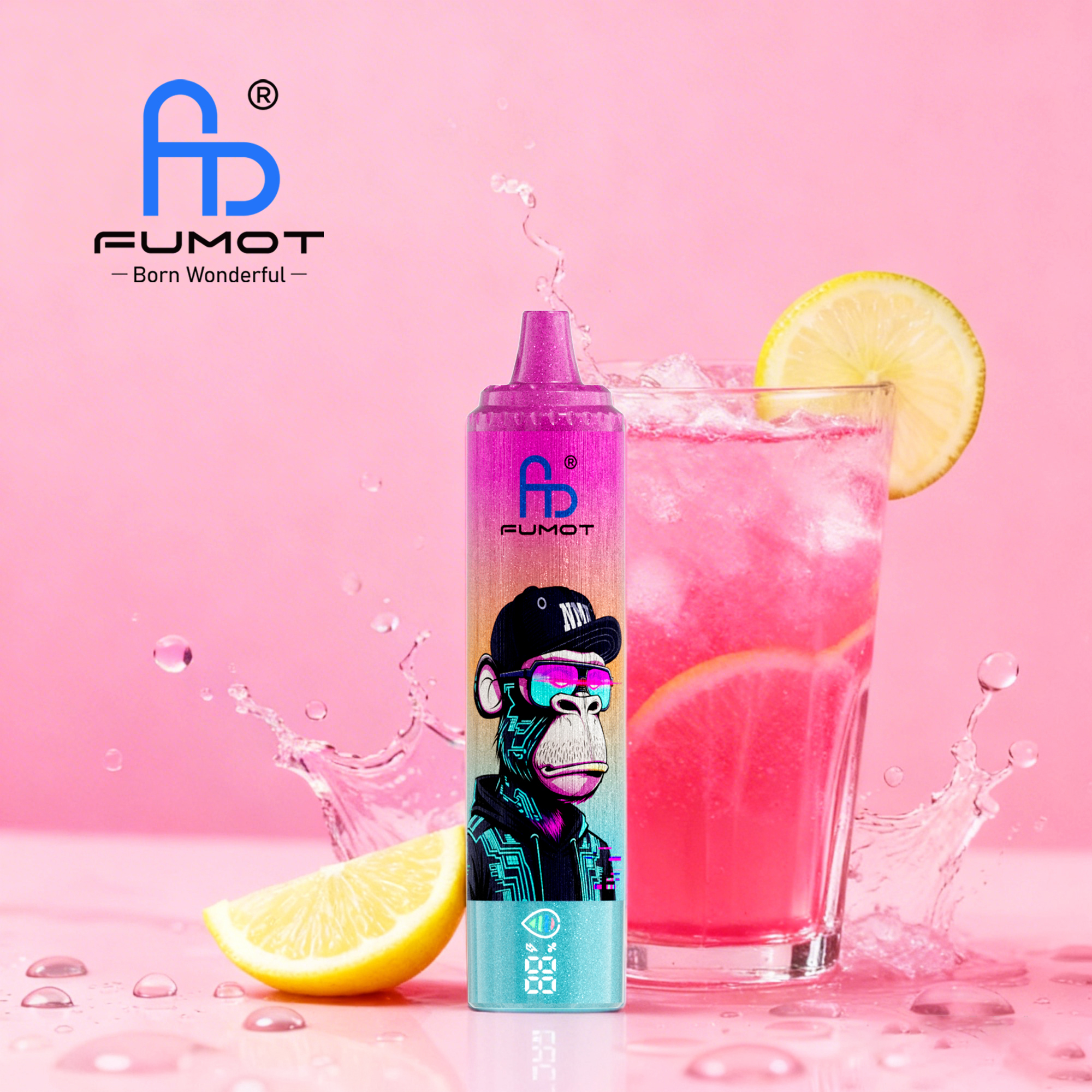 Fumot RandM Tornado 15000 15K Puffs Disposable Vape Wholesale | Rechargeable, LED Screen, RGB Light, 45 Flavors | 0%-5% Nic Salt - Image 6