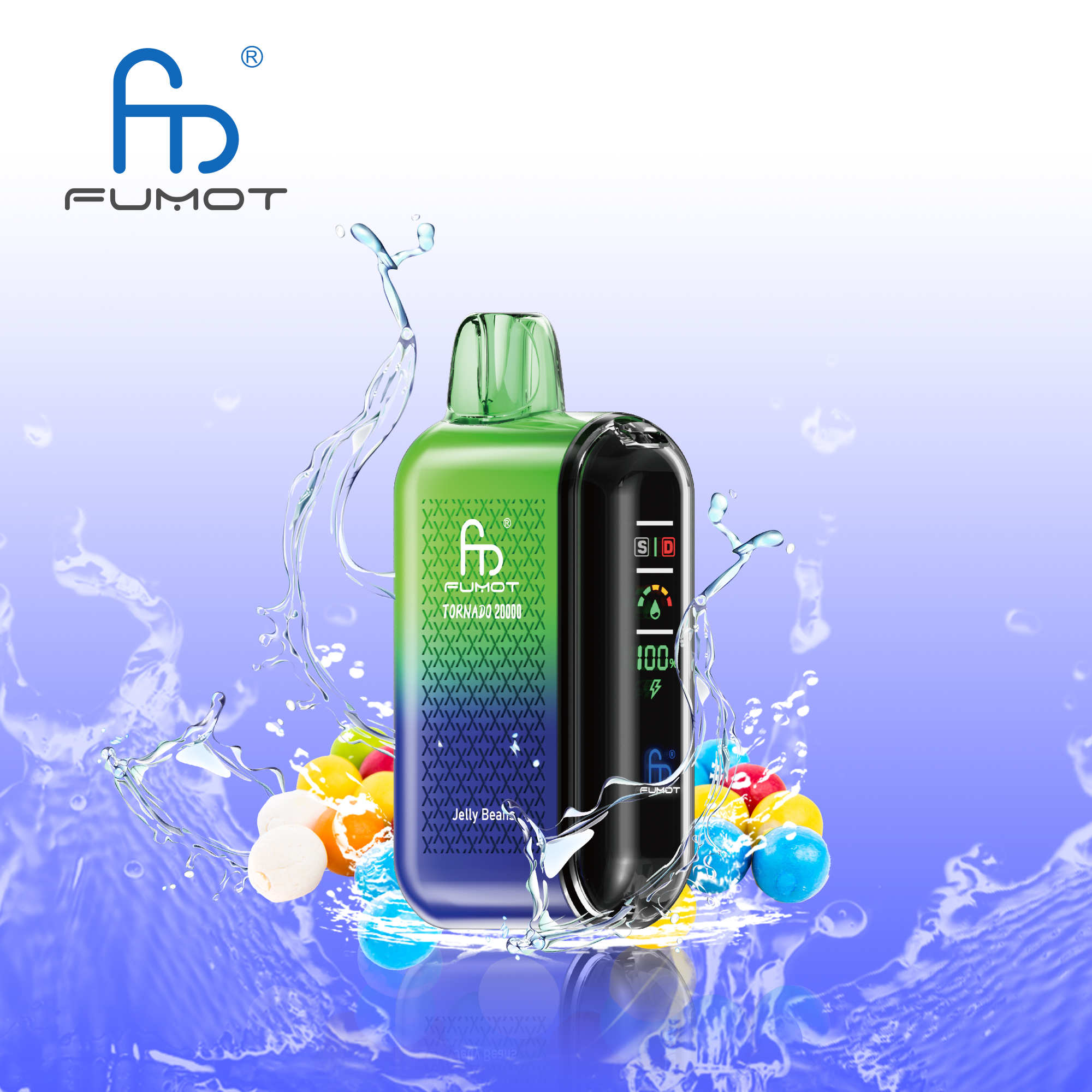 Fumot Tornado 20000 Puffs Smart LED Display 20k Vape - Image 19