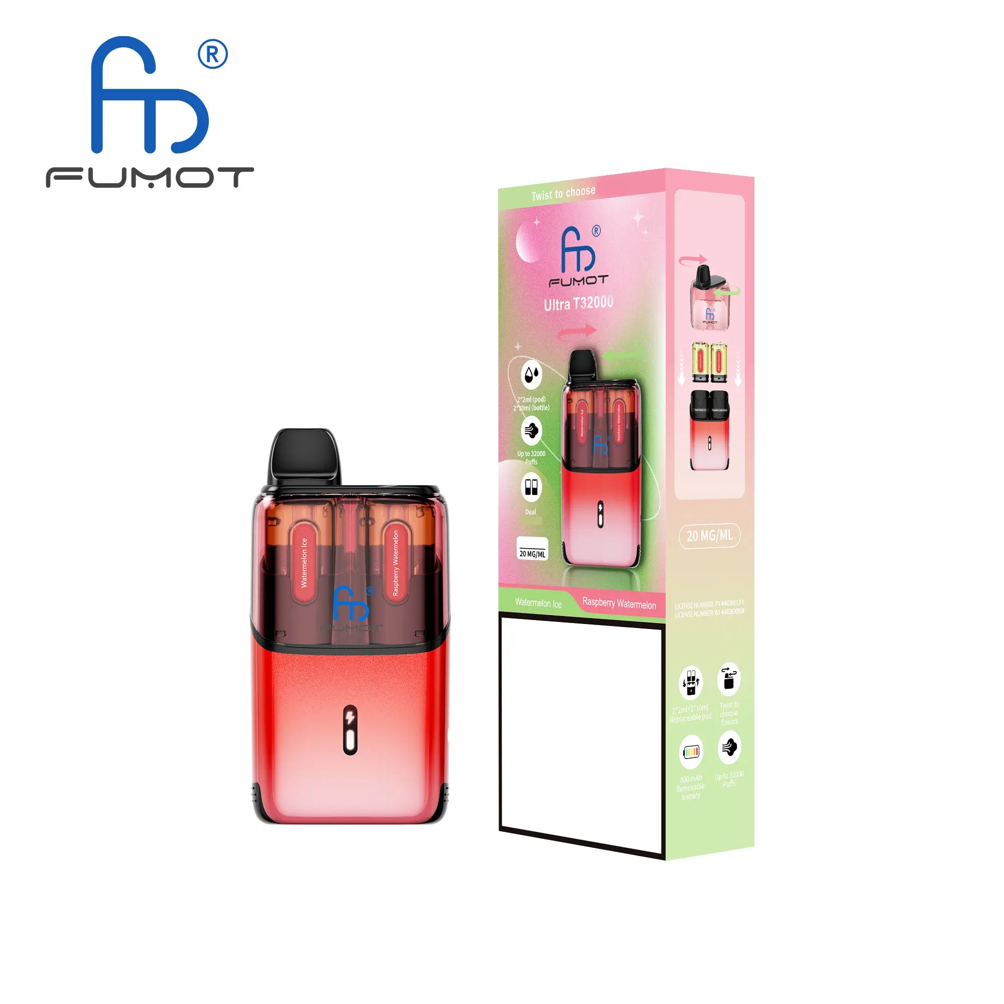 Fumot T32000 Ultra Replaceable Vape - (1 Vape) - Image 2