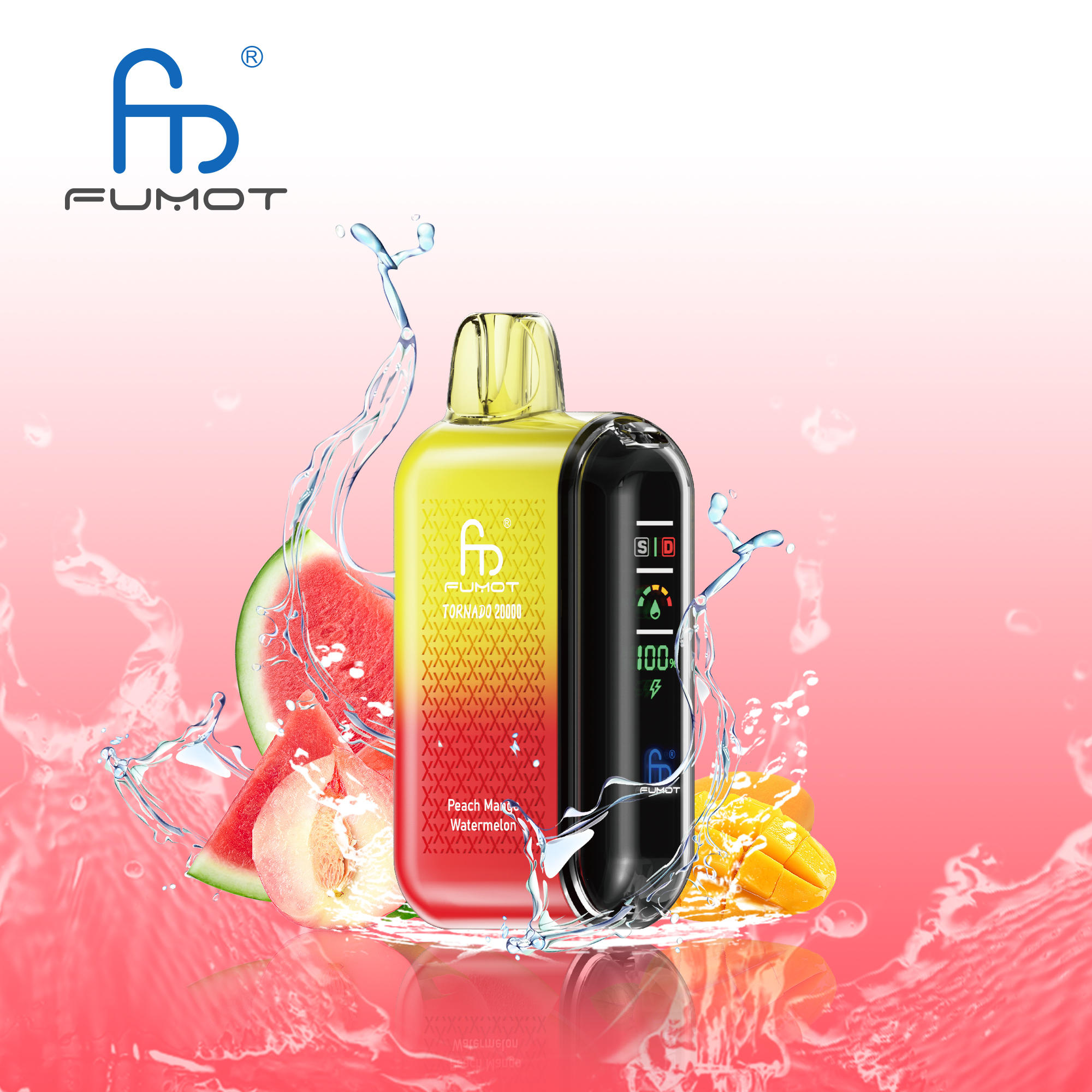 Fumot Tornado 20000 Puffs Smart LED Display 20k Vape - Image 23