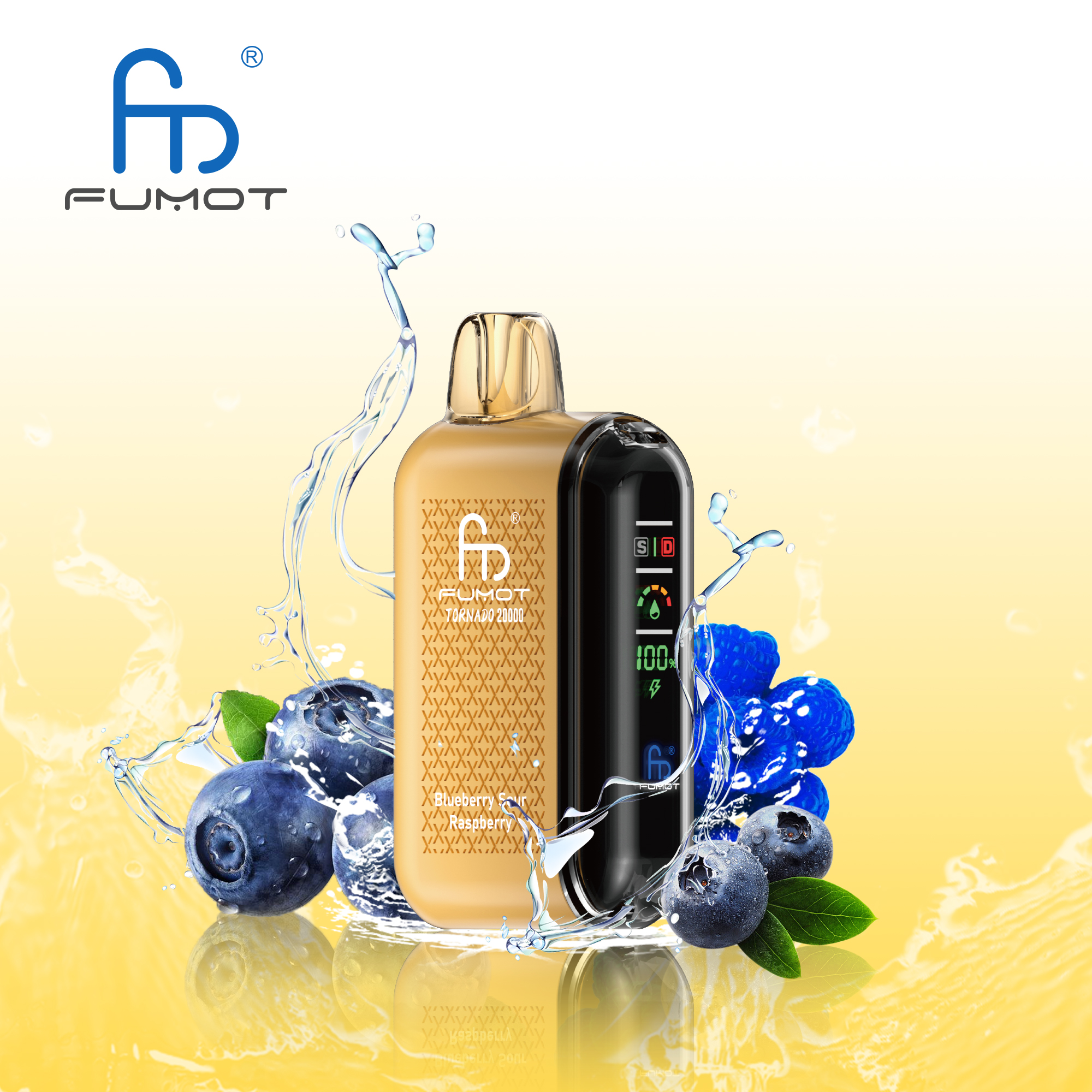 Fumot Tornado 20000 Puffs Smart LED Display 20k Vape - Image 8