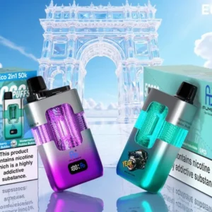 💨Fumot ECO 2 in 1 50K • 50,000 puffs • Disposable vape 🍉🍇🍊🍒