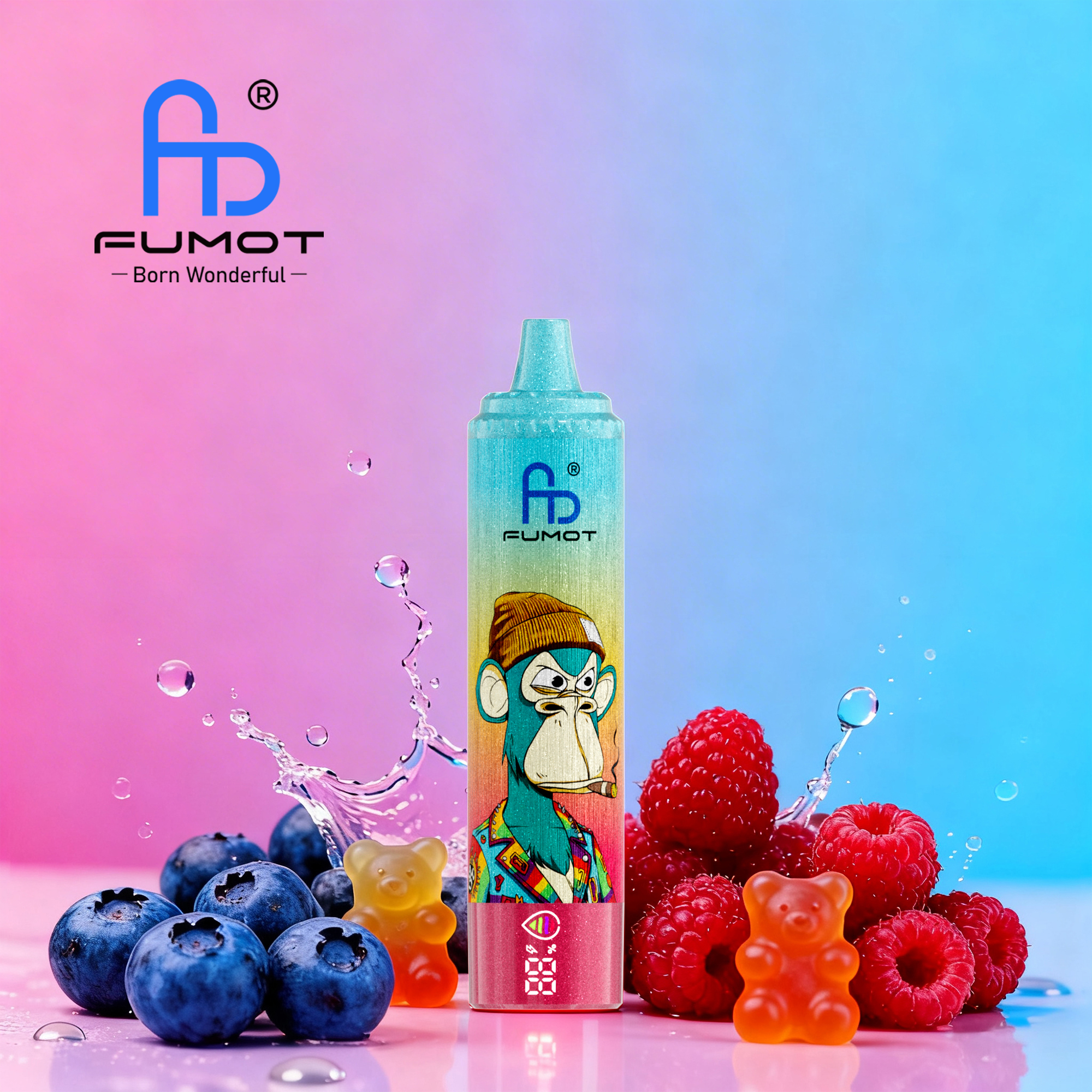 Fumot RandM Tornado 15000 15K Puffs Disposable Vape Wholesale | Rechargeable, LED Screen, RGB Light, 45 Flavors | 0%-5% Nic Salt - Image 44