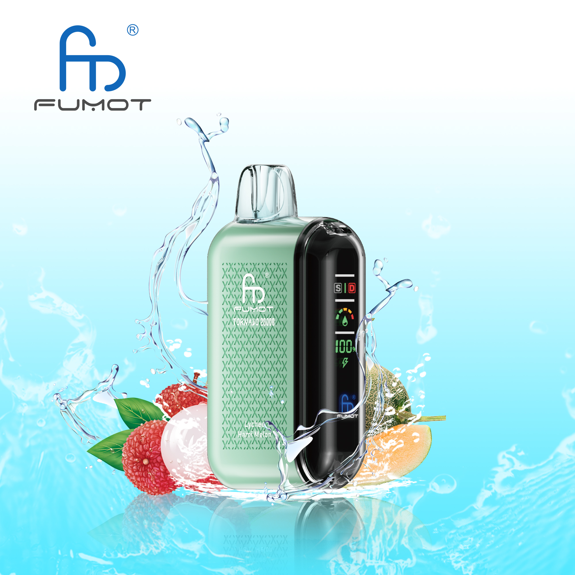 Fumot Tornado 20000 Puffs Smart LED Display 20k Vape - Image 40