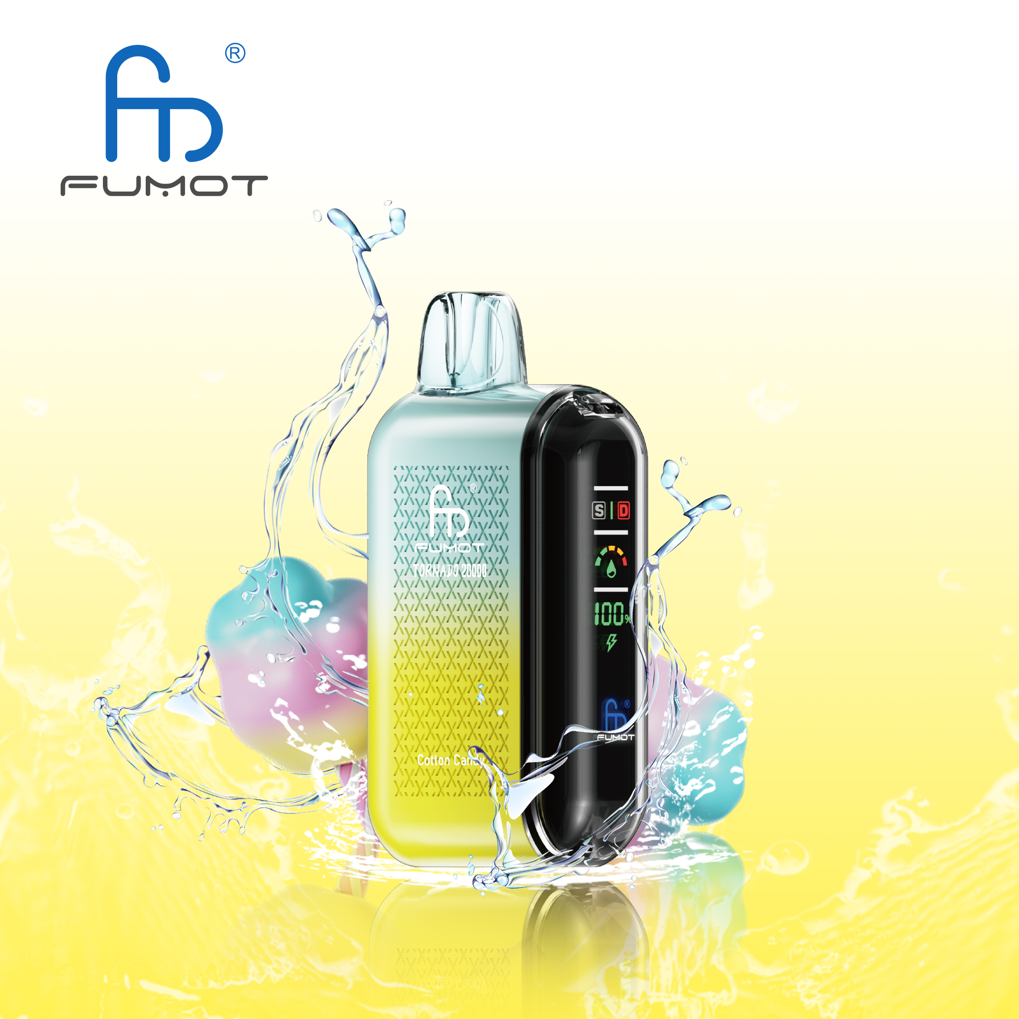 Fumot Tornado 20000 Puffs Smart LED Display 20k Vape - Image 16