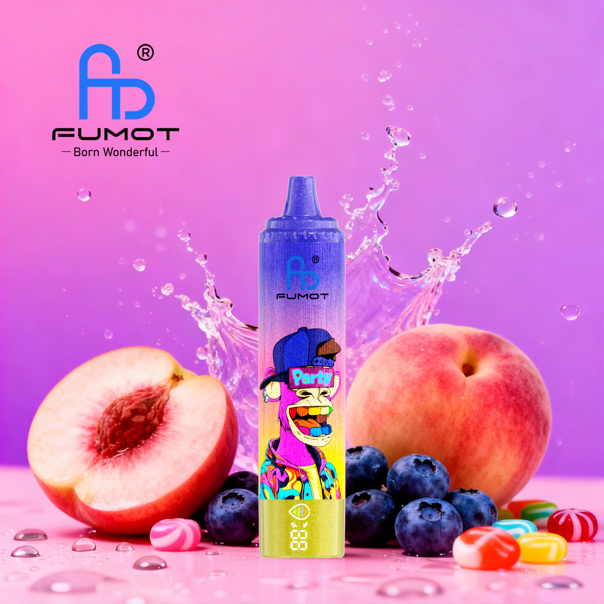 Fumot RandM Tornado 15000 15K Puffs Disposable Vape Wholesale | Rechargeable, LED Screen, RGB Light, 45 Flavors | 0%-5% Nic Salt - Image 29