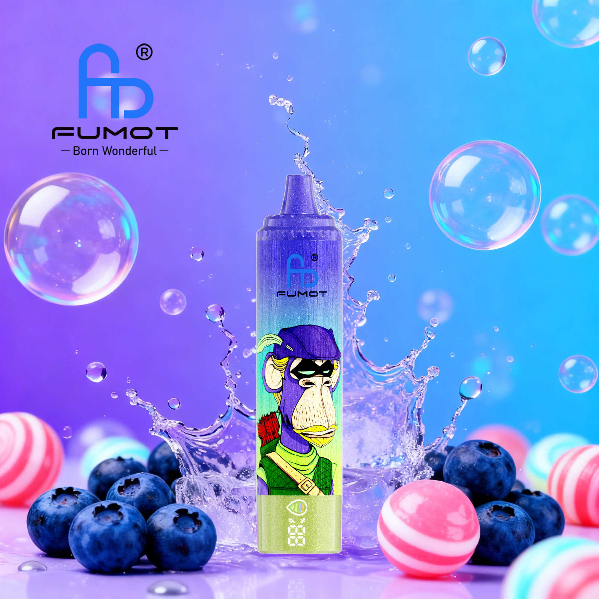Fumot RandM Tornado 15000 15K Puffs Disposable Vape Wholesale | Rechargeable, LED Screen, RGB Light, 45 Flavors | 0%-5% Nic Salt - Image 28