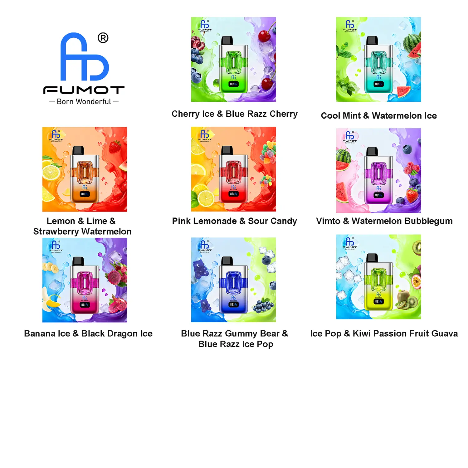 Fumot 50K 2IN1 Disposable Vape - (1 Vape) - Image 4