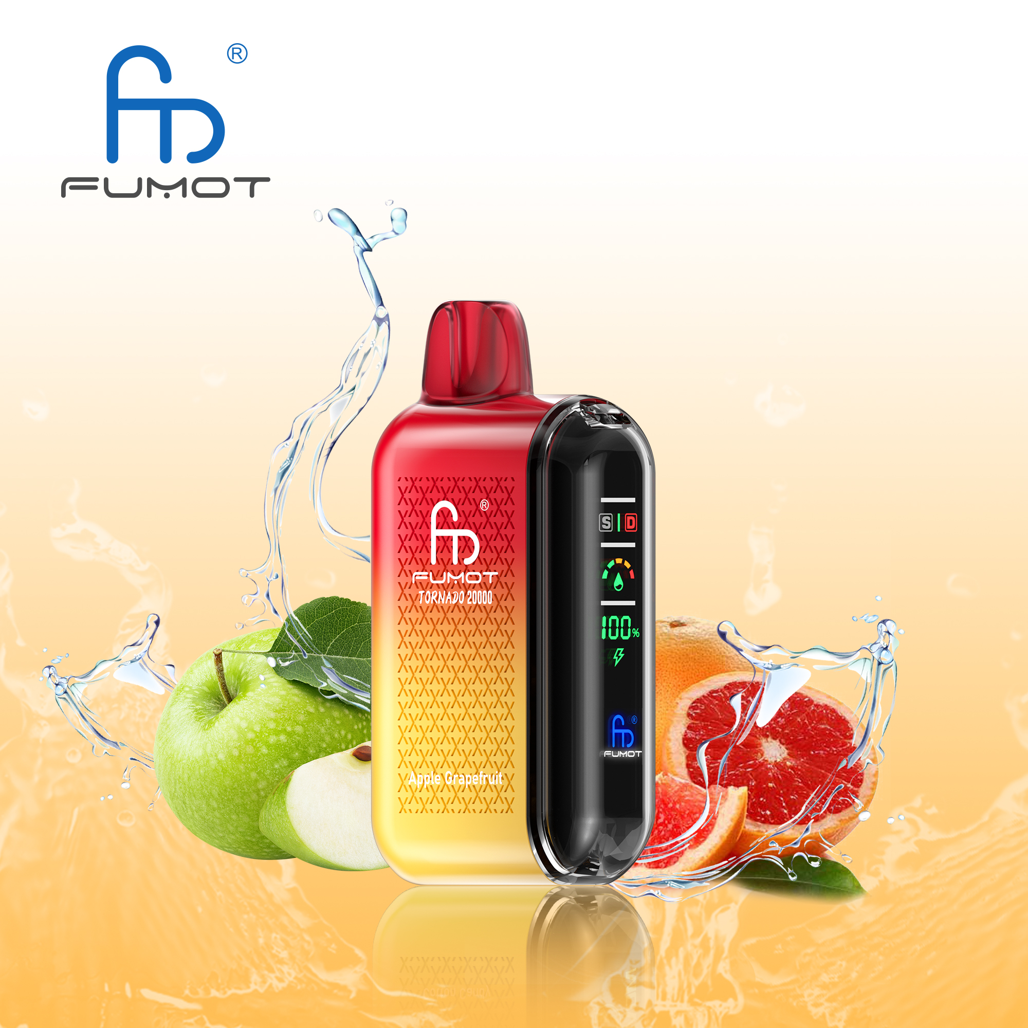 Fumot Tornado 20000 Puffs Smart LED Display 20k Vape - Image 5