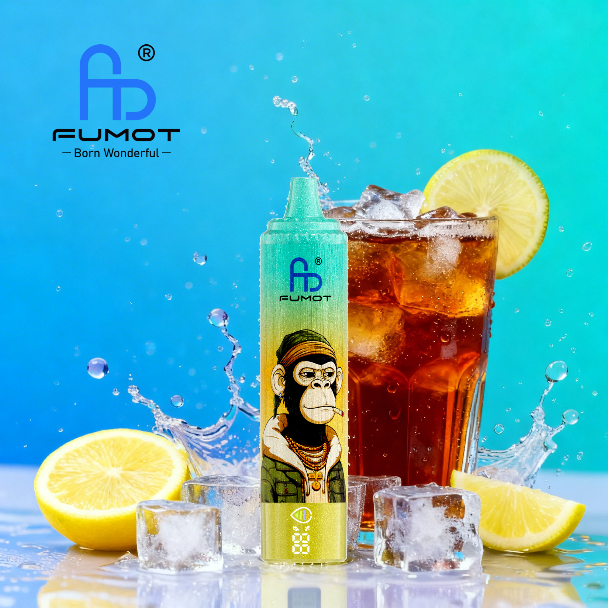 Fumot RandM Tornado 15000 15K Puffs Disposable Vape Wholesale | Rechargeable, LED Screen, RGB Light, 45 Flavors | 0%-5% Nic Salt - Image 50