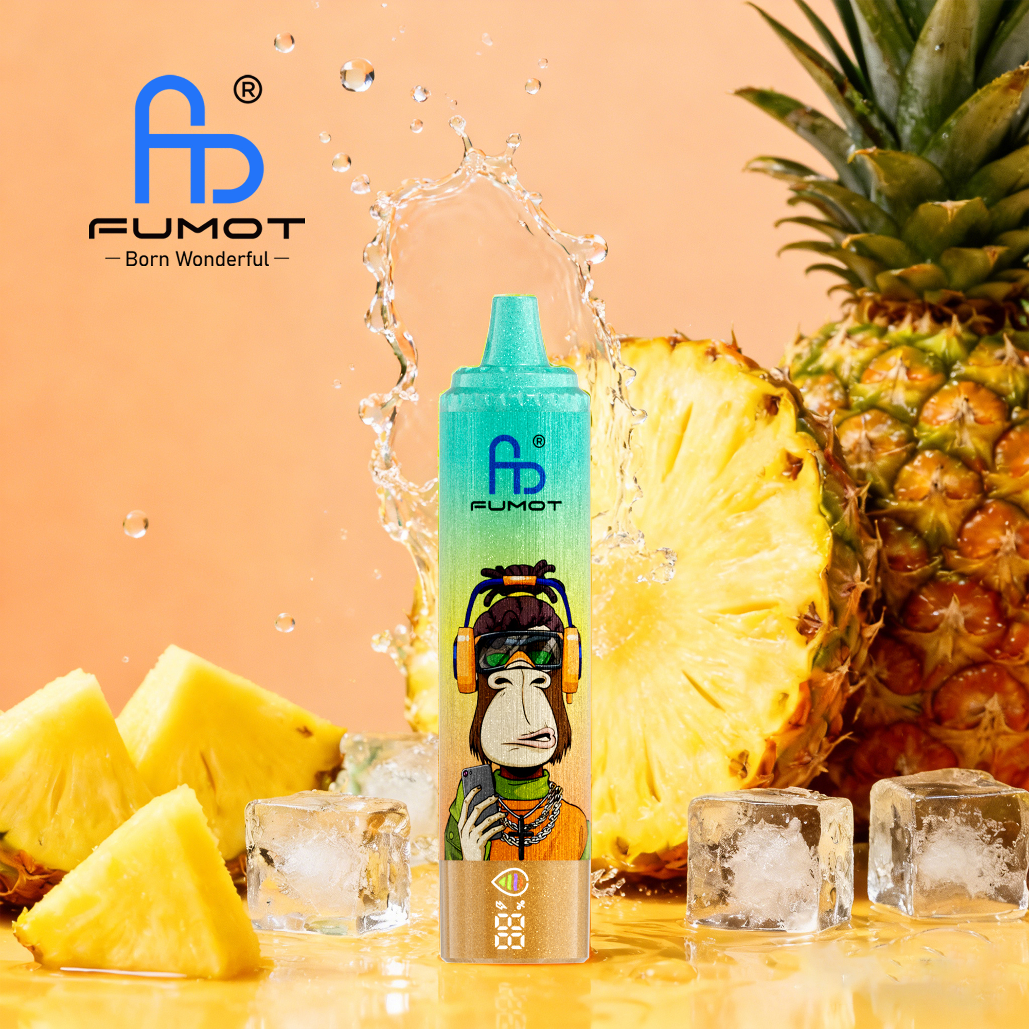 Fumot RandM Tornado 15000 15K Puffs Disposable Vape Wholesale | Rechargeable, LED Screen, RGB Light, 45 Flavors | 0%-5% Nic Salt - Image 9