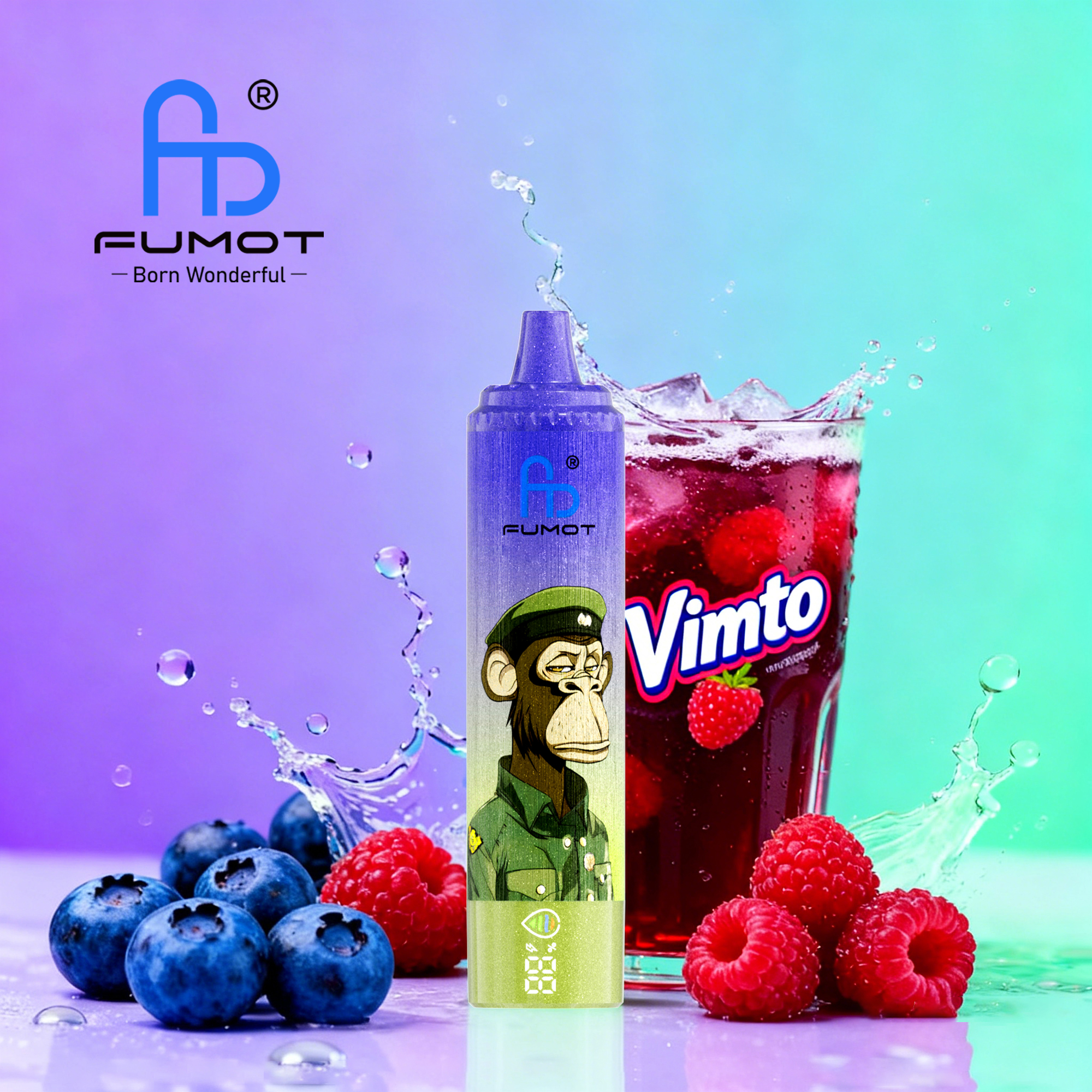 Fumot RandM Tornado 15000 15K Puffs Disposable Vape Wholesale | Rechargeable, LED Screen, RGB Light, 45 Flavors | 0%-5% Nic Salt - Image 8