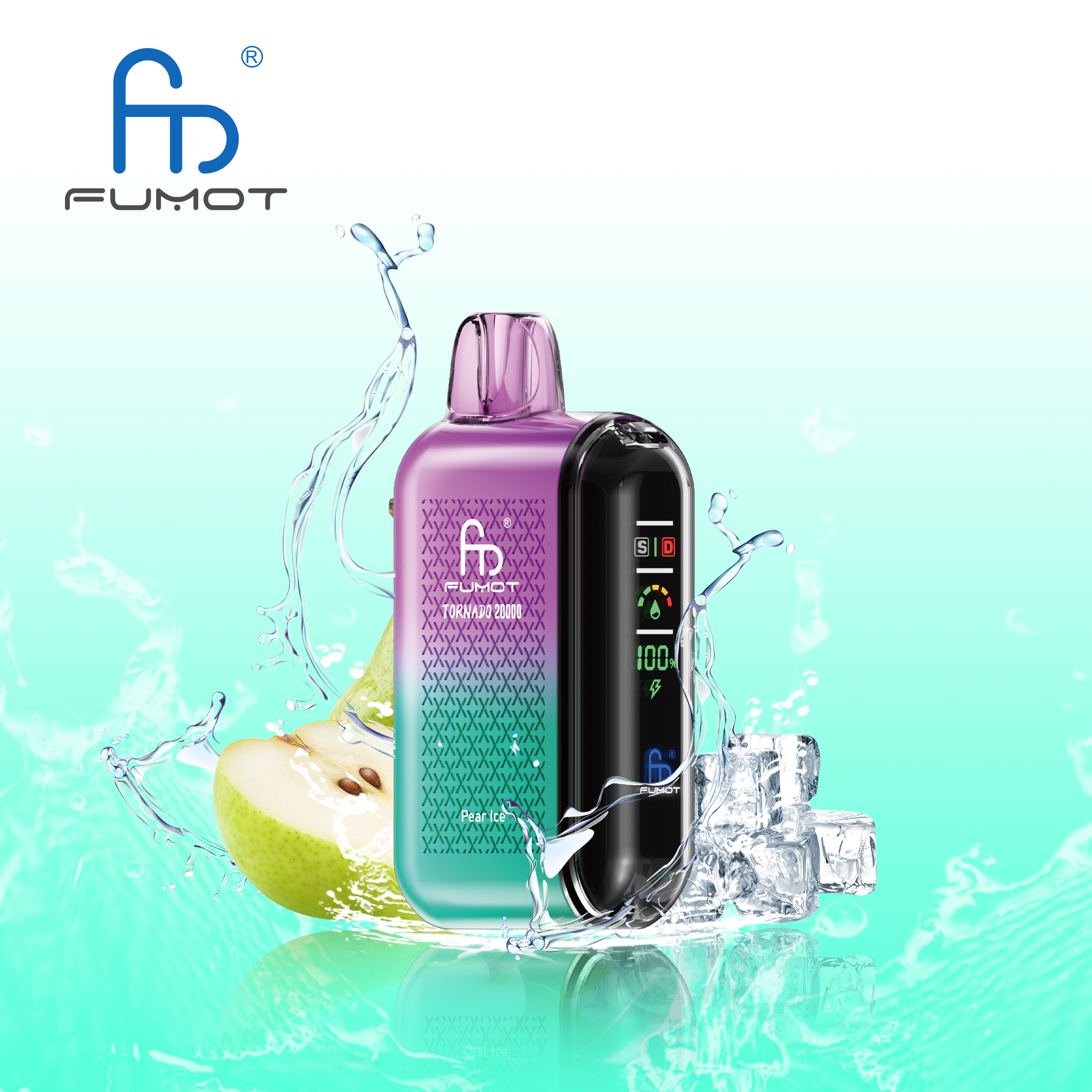 Fumot Tornado 20000 Puffs Smart LED Display 20k Vape - Image 24