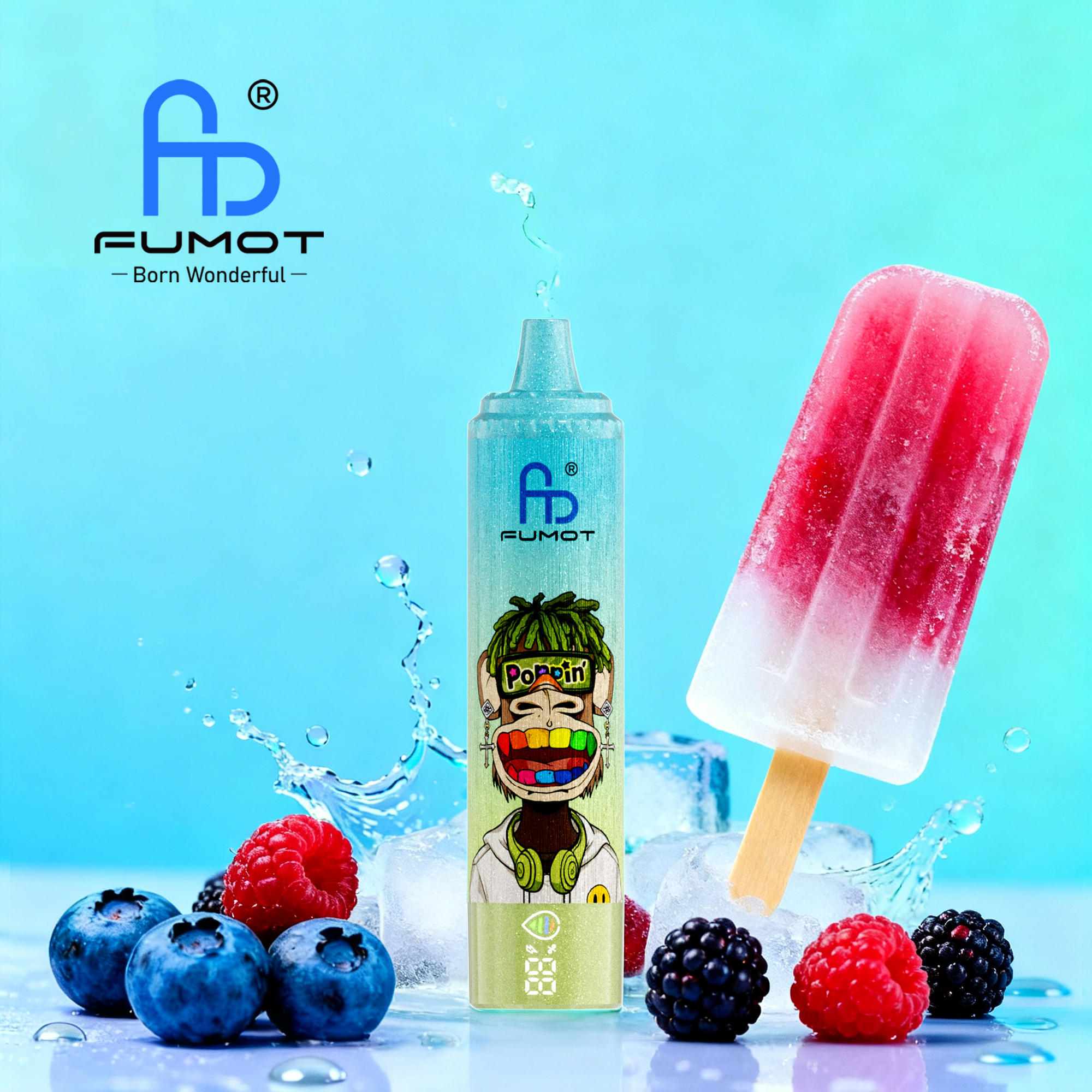 Fumot RandM Tornado 15000 15K Puffs Disposable Vape Wholesale | Rechargeable, LED Screen, RGB Light, 45 Flavors | 0%-5% Nic Salt - Image 21
